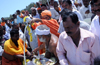 Fishermen community offer samudra pooja to Sea God